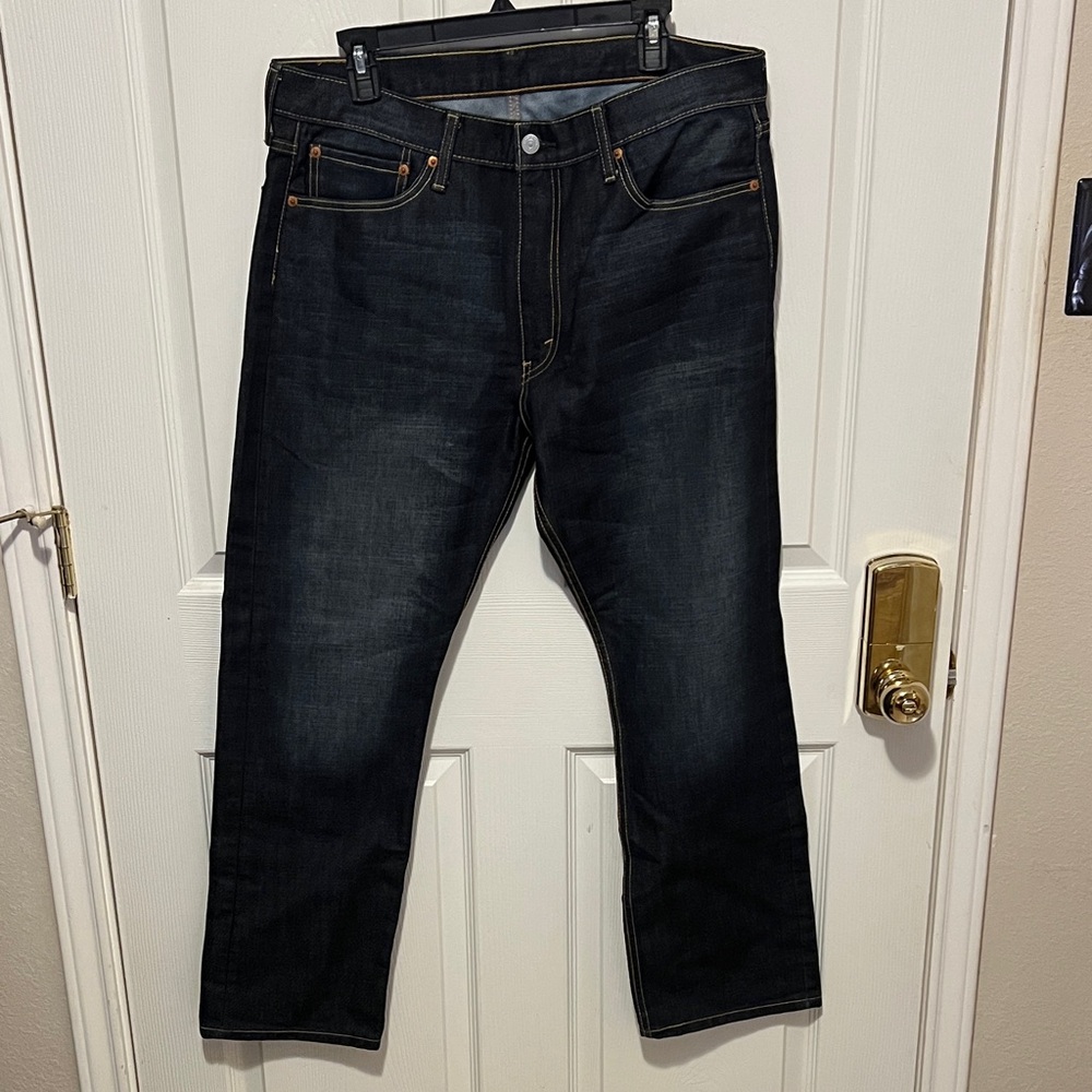 Men's Levi Dark Blue Jeans 513